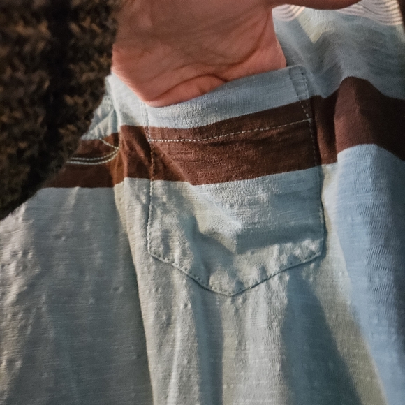 Timberland men's blue and brown polo shirt - Picture 6 of 10